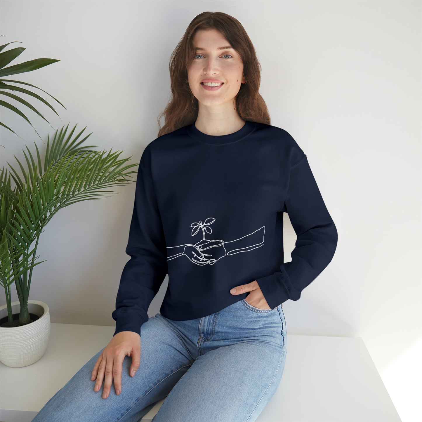 Together We Plant Crewneck Sweatshirt